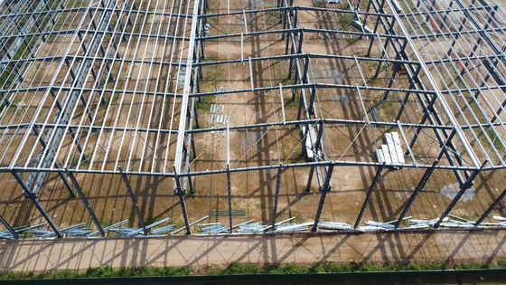 4000m2 প্রিফ্যাব্রিকেটেড ইস্পাত কাঠামো গুদাম H বিভাগ ইস্পাত