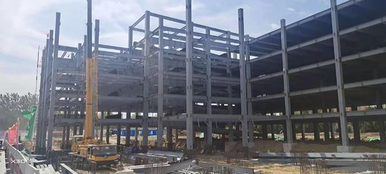 উপাদান প্রিফ্যাব স্টিল গুদাম / কর্মশালা / হ্যাঙ্গার / পোল্ট্রি হাউস স্টিল কাঠামো কর্মশালা