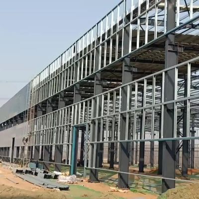 বহুতল বৃহৎ স্প্যান প্রিফ্যাব ইস্পাত কারপার্ক কাঠামো Q235B Q355B