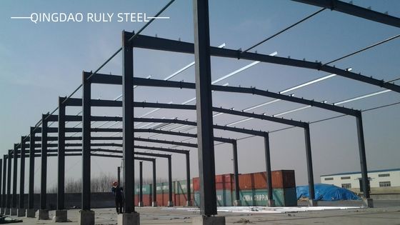 বড় স্প্যান কাস্টমাইজড শিল্প কারখানা শ্যাড প্রিফ্যাব্রিকেটেড ইস্পাত কাঠামো কর্মশালা