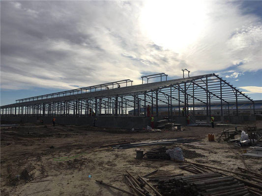 Q355B দুধ প্রক্রিয়াকরণ উদ্ভিদের জন্য প্রিফ্যাব্রিকেটেড স্টিল স্ট্রাকচার বিল্ডিং