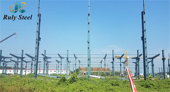 শিল্প ইস্পাত কাঠামো ফ্যাব্রিকেশন প্রিফ্যাব্রিকেটেড পোর্টাল ইস্পাত কাঠামো