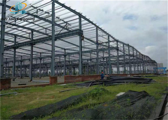 উচ্চ শক্তি প্রিফ্যাব স্ট্রাকচারাল স্টিল গুদাম উচ্চতর লোড বহন ক্ষমতা জন্য শক্তিশালী