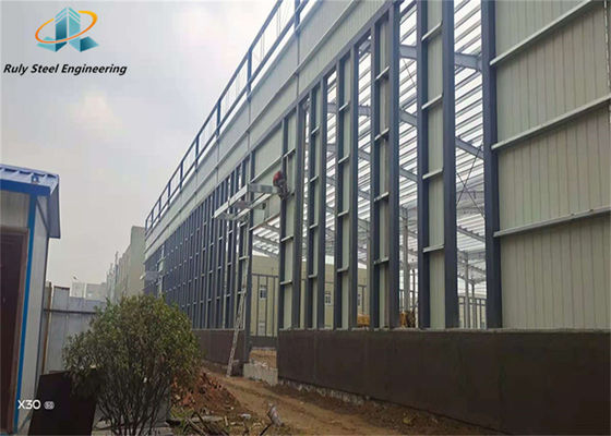 বড় স্প্যান এইচ সেকশন কলাম মাল্টি স্টোরি শিল্প ইস্পাত কাঠামো বিল্ডিং গুদাম কর্মশালা নির্মাণ উপকরণ