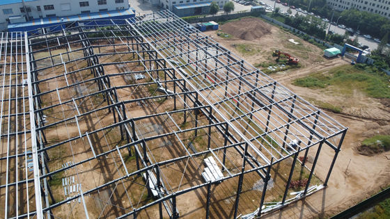 4000m2 প্রিফ্যাব্রিকেটেড ইস্পাত কাঠামো গুদাম H বিভাগ ইস্পাত