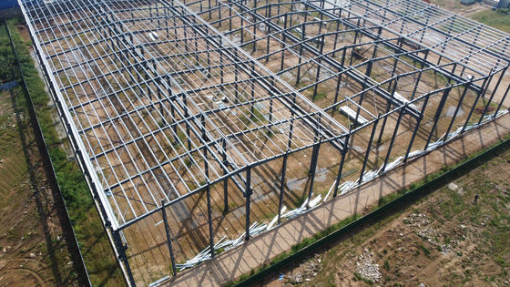 4000m2 প্রিফ্যাব্রিকেটেড ইস্পাত কাঠামো গুদাম H বিভাগ ইস্পাত