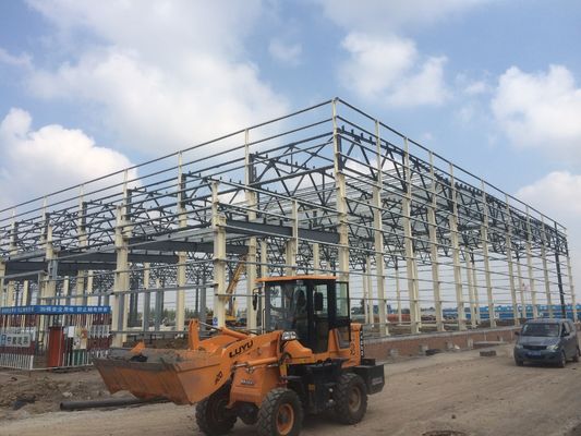 মডুলার স্টিল স্ট্রাকচার কর্মশালা প্রিফ্যাব ইন্ডাস্ট্রিয়াল বিল্ডিং