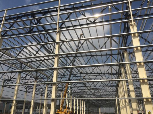 Q235B ইস্পাত কাঠামো বিল্ডিং ইঞ্জিনিয়ার ধাতু স্টোরেজ গুদাম