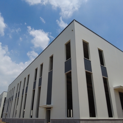 প্রিফ্যাব স্টিল স্ট্রাকচার গুদাম Q235B Q355B ASTM A36 বড় স্প্যান