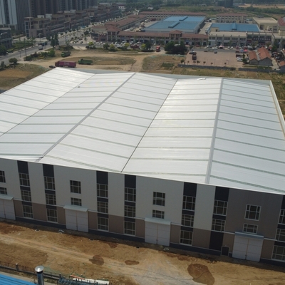 পোর্টাল ফ্রেম স্টিল গুদাম বিল্ডিং Q235B Q355B ASTM A36