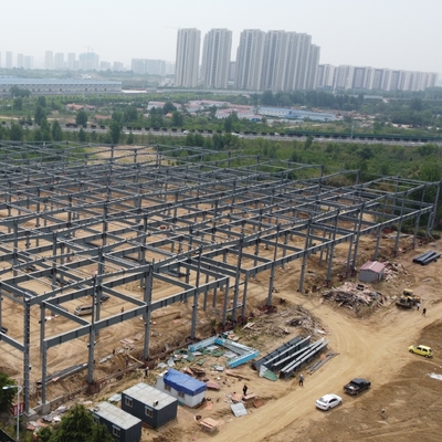 ASTM A36 হালকা ইস্পাত কাঠামো গুদাম, ৫০ বছরের জীবনকাল