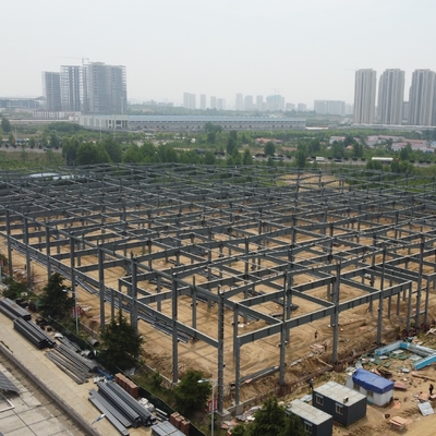 Prefabricated Steel Structure Warehouse Workshop Q355 কাস্টমাইজড