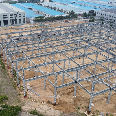 Prefabricated Steel Structure Warehouse Workshop Q355 কাস্টমাইজড