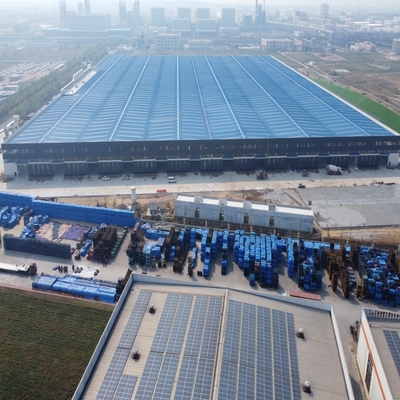 প্রিফ্যাব স্টিল স্ট্রাকচার গুদাম H-Section Beams সঙ্গে 50 বছর জীবনকাল