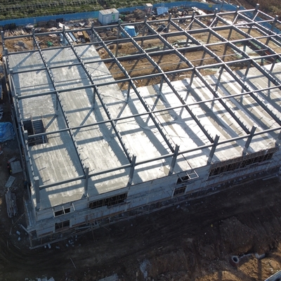Prefabricated Steel Workshop Q235B Q355B Rock wool ৫০ বছর