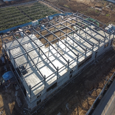 প্রিফ্যাব স্টিল ওয়ার্কশপ Q235B Q355B ASTM A36 50 বছরের জীবনকাল সহ