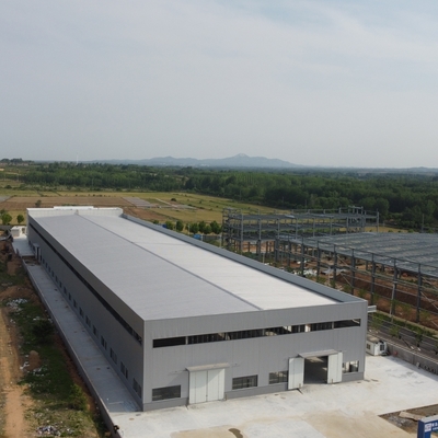 প্রিফ্যাব স্টিল ওয়ার্কশপ Q235B Q355B ASTM A36 50 বছরের জীবনকাল সহ