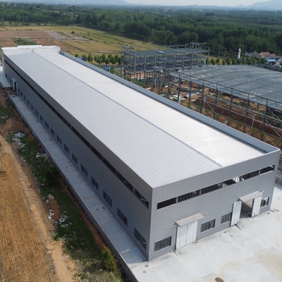 Prefabricated Steel Frame Workshop Q235B Q355B 50 বছর জীবন