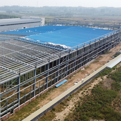 প্রিফ্যাব স্টিল ওয়ার্কশপ Q235B Q355B ASTM A36 50 বছরের জীবনকাল সহ