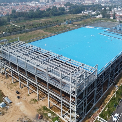 প্রিফ্যাব ইস্পাত কাঠামো গুদাম Q235B Q355B ASTM A36 উপাদান