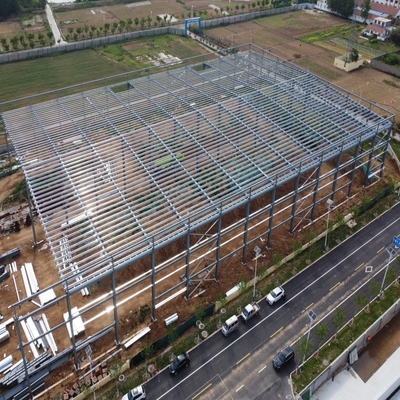 H-Section Beams Q235B Q355B সহ প্রিফ্যাব্রিকেটেড ইস্পাত কর্মশালা ভবন