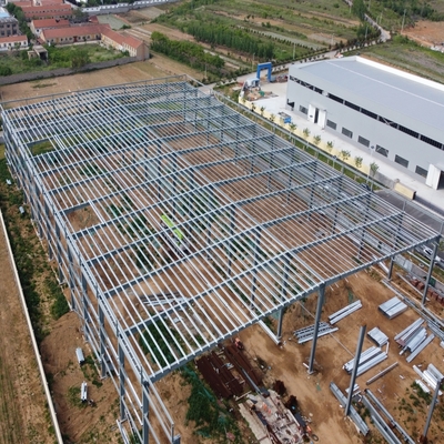 H-সেকশন বীমযুক্ত প্রিফ্যাব ইস্পাত কাঠামো ওয়ার্কশপ, যা ৫০ বছরের জন্য স্থায়ী