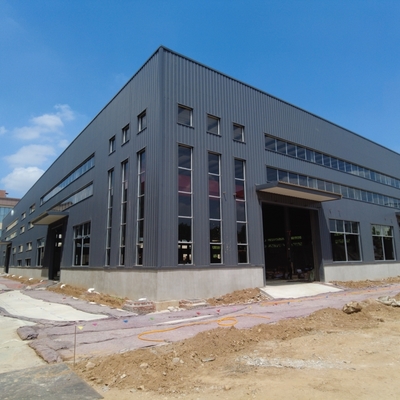 Prefabricated Steel Structure Workshop Q235B Q355B ৫০ বছরের জীবনকাল