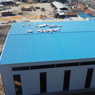 H-সেকশন বীমযুক্ত প্রিফ্যাব ইস্পাত কাঠামো ওয়ার্কশপ, যা ৫০ বছরের জন্য স্থায়ী