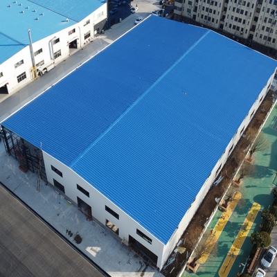 Prefabricated Steel Structure Warehouse Workshop কাস্টমাইজযোগ্য Q355