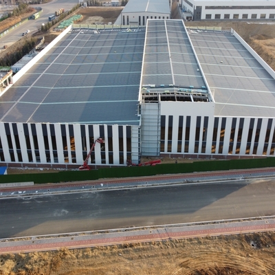 বড় মহল কর্মশালার জন্য ইস্পাত ফ্রেম prefabricated ভবন