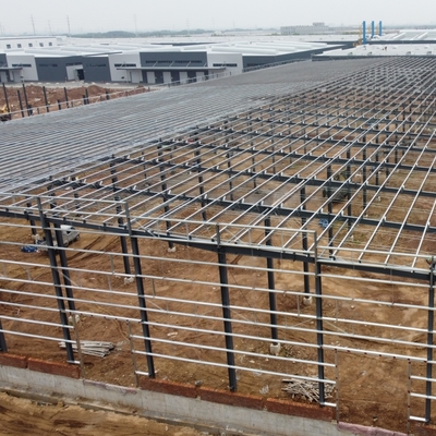 ASTM স্ট্যান্ডার্ড প্রিফেব্রিকেটেড ইস্পাত কাঠামো এইচ-সেকশন বিম নির্মাণ কাজের জন্য