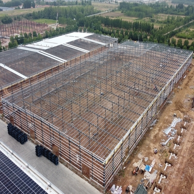 Prefabricated Steel Workshop Q235B Q355B Rock wool ৫০ বছর