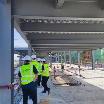 প্রিফ্যাব স্টিল স্ট্রাকচার গুদাম বিল্ডিং H-Section Beams