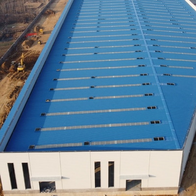 লজিস্টিকের জন্য 15000m2 প্রিফ্যাব্রিকেটেড স্টিল স্ট্রাকচার গুদাম