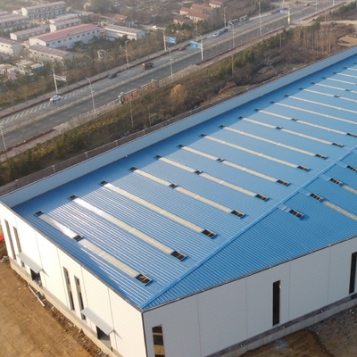 Prefabricated Steel Structure Warehouse Workshop কাস্টমাইজযোগ্য Q355