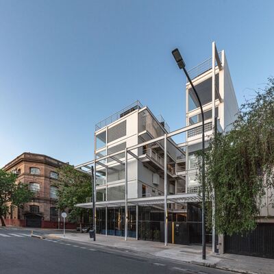 আধুনিক ইস্পাত কাঠামো অ্যাপার্টমেন্ট বিল্ডিং দীর্ঘস্থায়ী প্রিফ্যাব্রিকেটেড আবাসন শহুরে বসবাসের জন্য