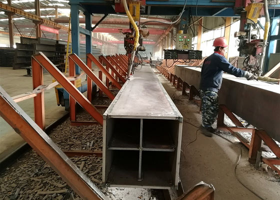 বক্স ইস্পাত কলাম প্রস্তুতকারক Q235B Q355B ASTM A36 স্ট্রাকচারাল বিম
