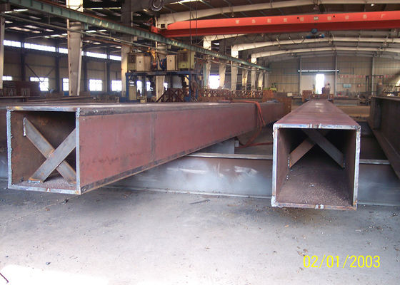 বক্স ইস্পাত কলাম প্রস্তুতকারক Q235B Q355B ASTM A36 স্ট্রাকচারাল বিম