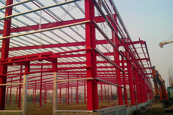 হালকা ইস্পাত কাঠামো গুদাম, গ্লাস উল ইনসুলেশন সহ