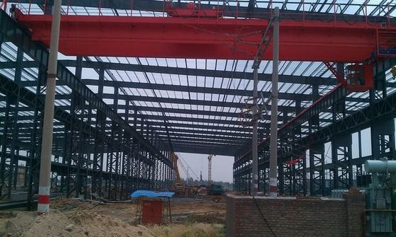 প্রাক ইঞ্জিনিয়ারিং ইস্পাত কাঠামো কর্মশালা কারখানা হালকা ওজন উচ্চ মানের